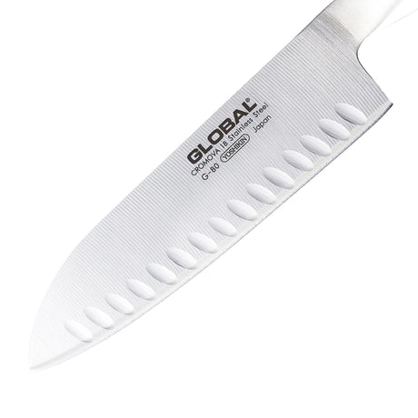 Global G-80 Santoku Large Granton 18cm - Image 02