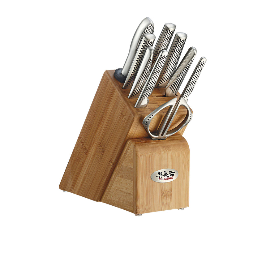 Global Takashi Knife Block 10 Piece Set - Image 01