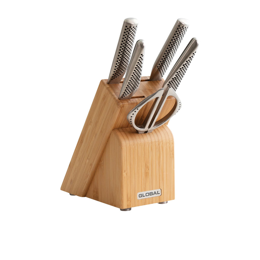 Global Takashi Knife Block 6 Piece Set - Image 01