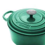 Gourmet Kitchen Signature Cast Iron Casserole 24cm - 4.2L - Image 05