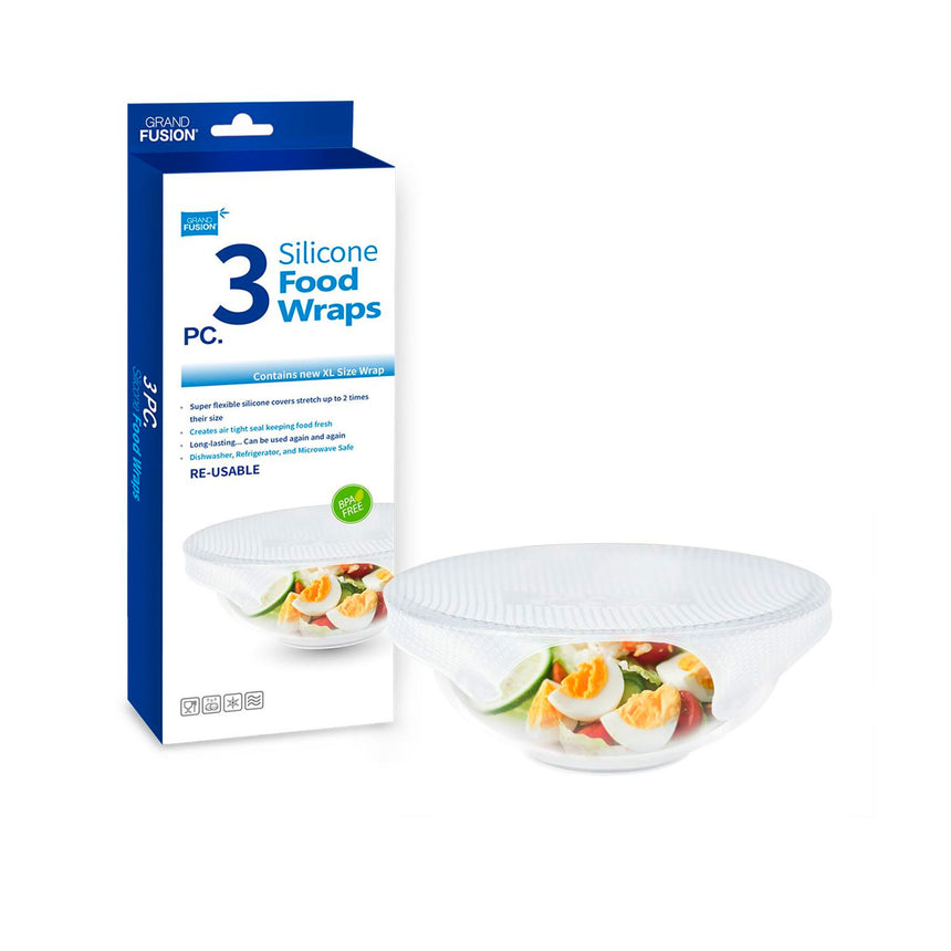 Grand Fusion Silicone Food Wraps Extra Large Set of 3 - Image 02