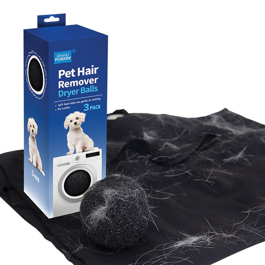 Grand Fusion Pet Hair Remover Dryer Balls 3 Pack - Image 03