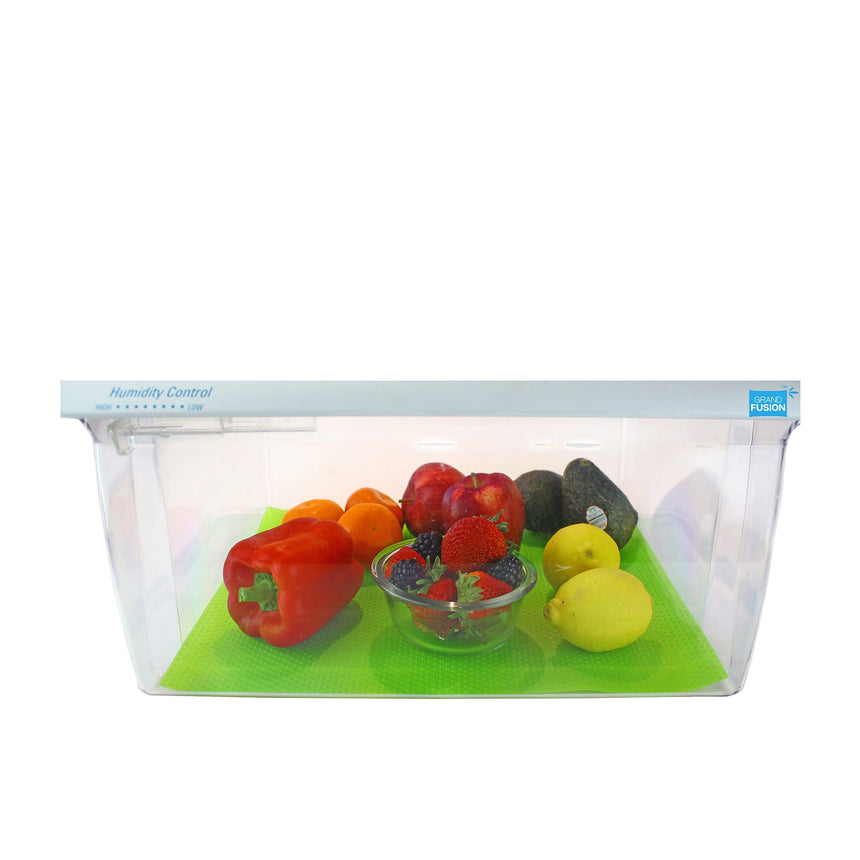 Grand Fusion Silicone Fruit Fresh Crisper Drawer Liner Set of 2 Green - Image 04