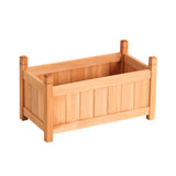 Greenfingers Raised Garden Bed 60x30cm Brown - Image 01