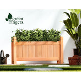 Greenfingers Raised Garden Bed 60x30cm Brown - Image 04