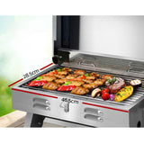 Grillz Gas Camping BBQ 60cm - Image 04