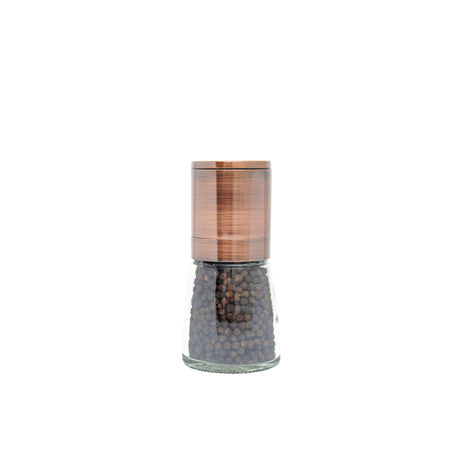 Grind & Shake Copper Upside Down Mill with in Black Peppercorn 65g - Image 01