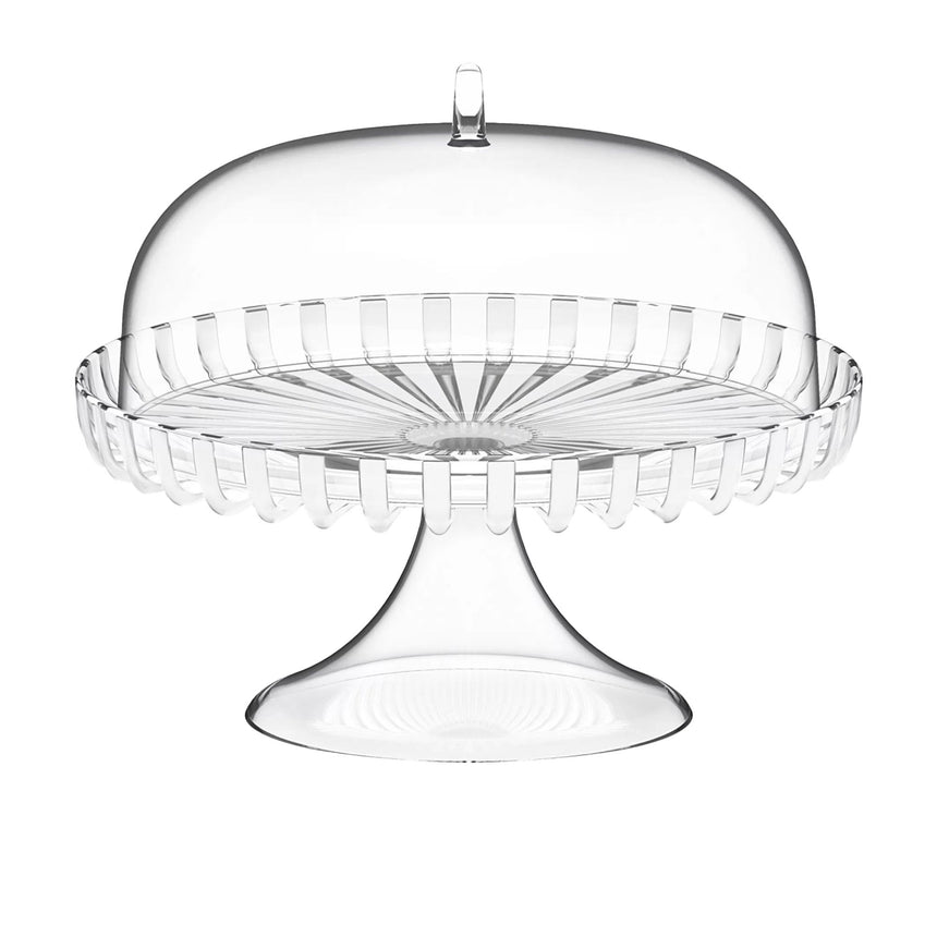 Guzzini Dolcevita Cake Stand with Dome 31cm Mother of Pearl - Image 01