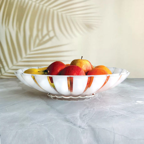 Guzzini Dolcevita Fruit Bowl 37.5cm Mother of Pearl - Image 02