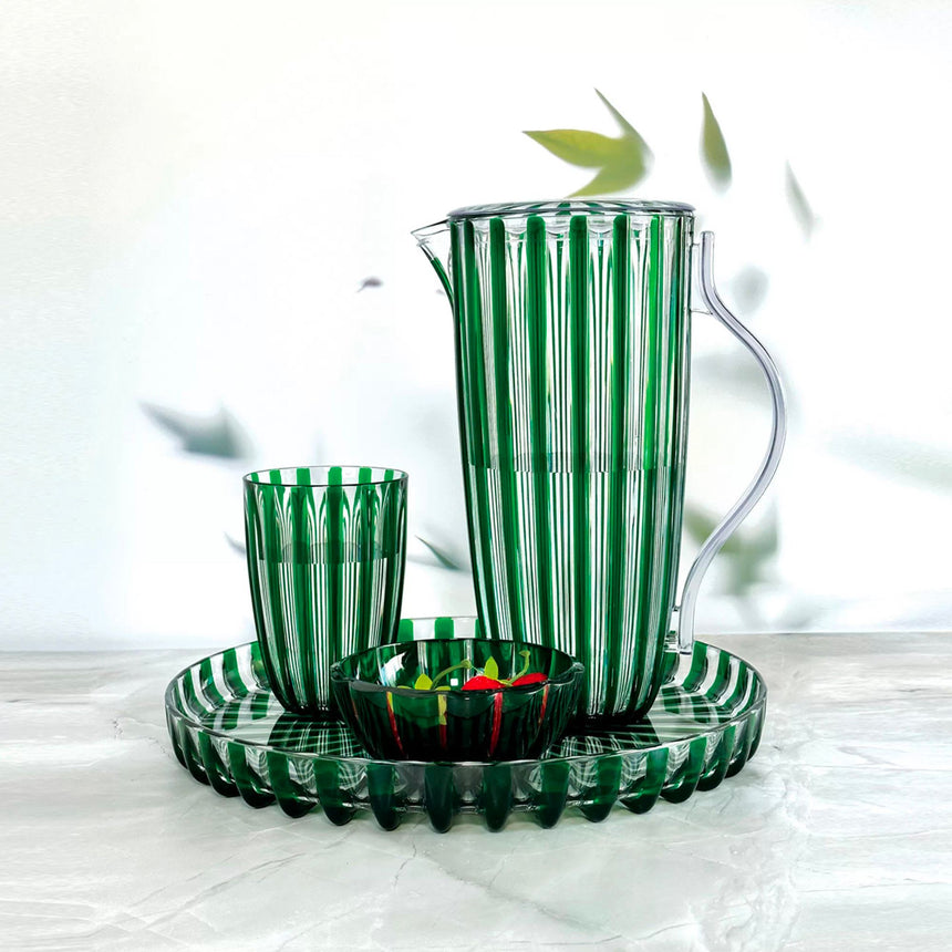 Guzzini Dolcevita Round Serving Tray 31cm Emerald - Image 03