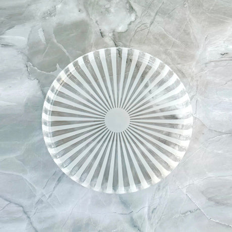 Guzzini Dolcevita Round Serving Tray 31cm Mother of Pearl - Image 02