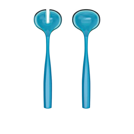 Guzzini Dolcevita Salad Server Set 2pc Turquoise - Image 01