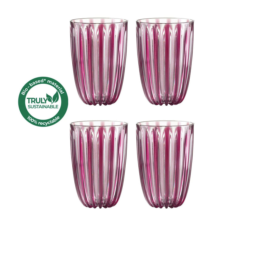 Guzzini Dolcevita Tumbler 470ml Set of 4 Amethyst - Image 01