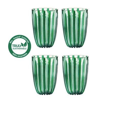 Guzzini Dolcevita Tumbler 470ml Set of 4 Emerald - Image 01