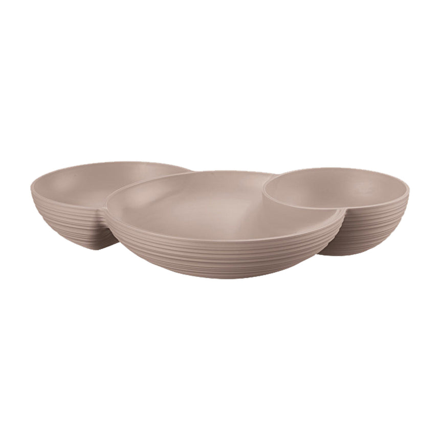 Guzzini Earth Tierra Hors D'oeuvres Serving Dish Taupe - Image 01