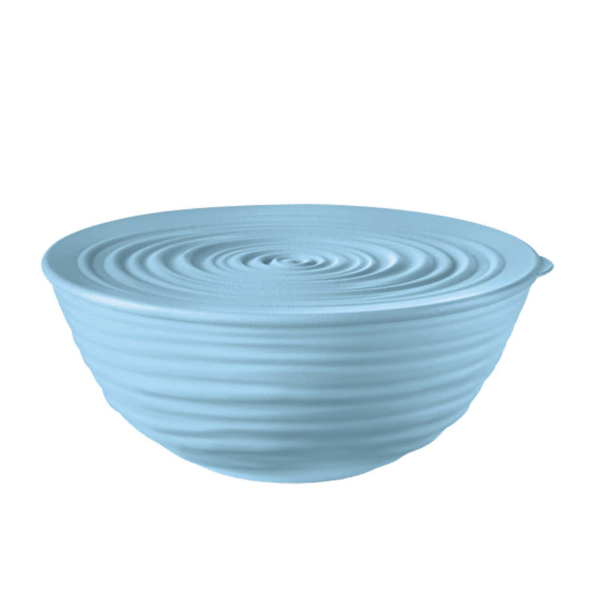 Guzzini Earth Tierra Bowl with Lid Extra Large Powder Blue - Image 01