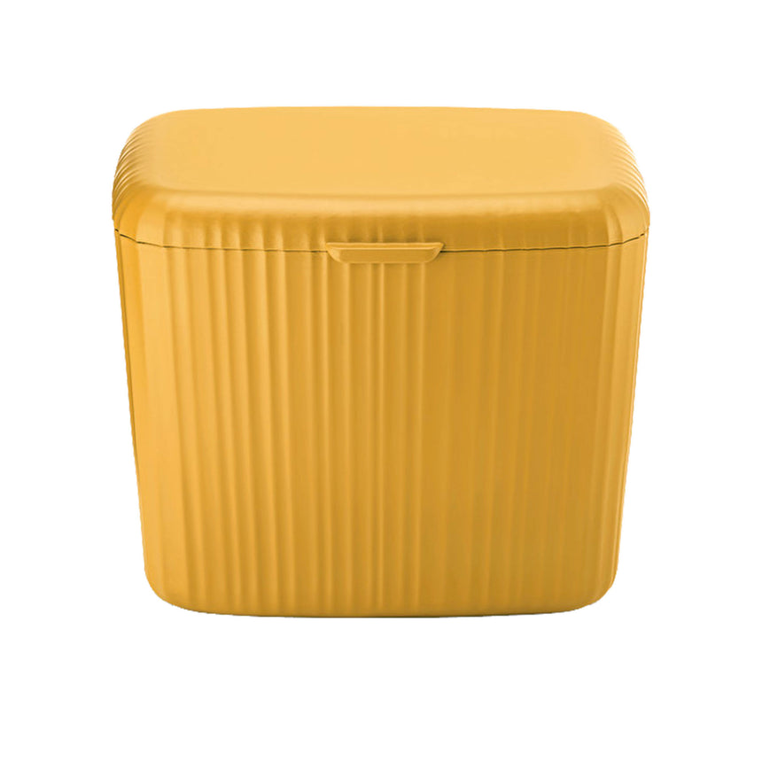 Guzzini Eco-Kitchen Bio Wasty Food Waste Caddy 3.7L Mustard Yellow - Image 01