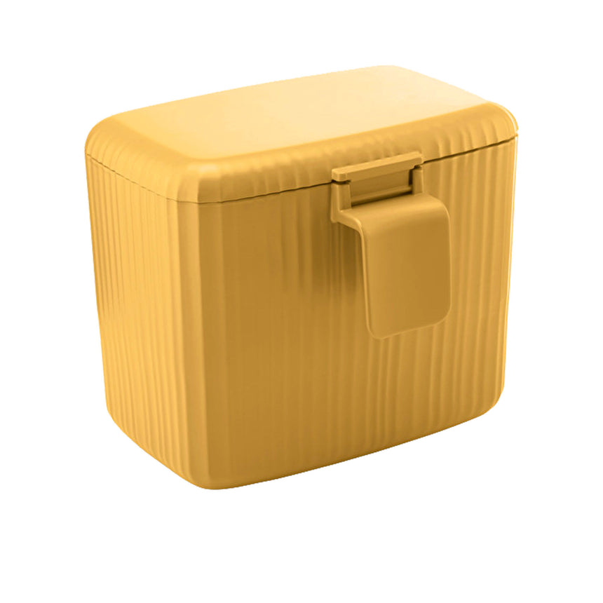 Guzzini Eco-Kitchen Bio Wasty Food Waste Caddy 3.7L Mustard Yellow - Image 03