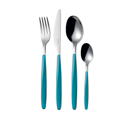 Guzzini My Fusion Cutlery Set 24pc Matte Blue - Image 01