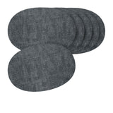 Guzzini Oval Placemat Set of 6 Grey - Image 01