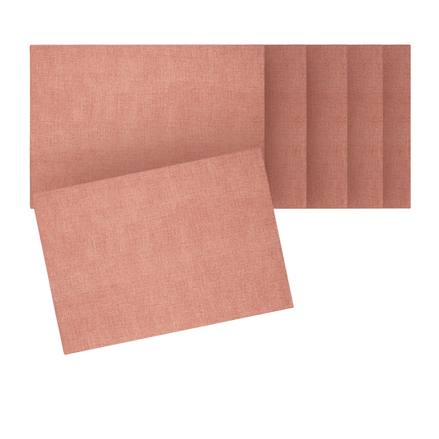 Guzzini Rectangular Placemat Set of 6 Coral - Image 01