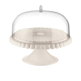 Guzzini Tiffany Cake Stand with Dome 30cm White - Image 01