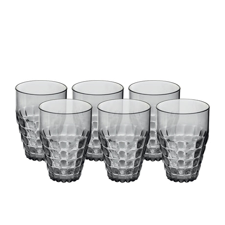 Guzzini Tiffany Tumbler 530ml Set of 6 Grey - Image 01