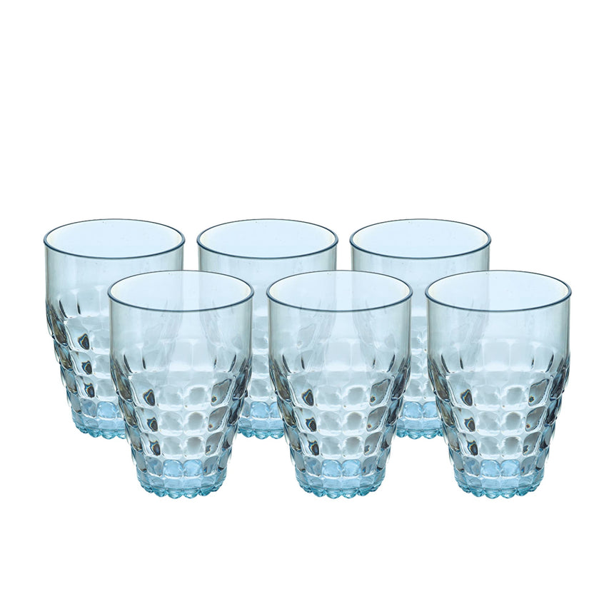 Guzzini Tiffany Tumbler 530ml Set of 6 Sea Blue - Image 01