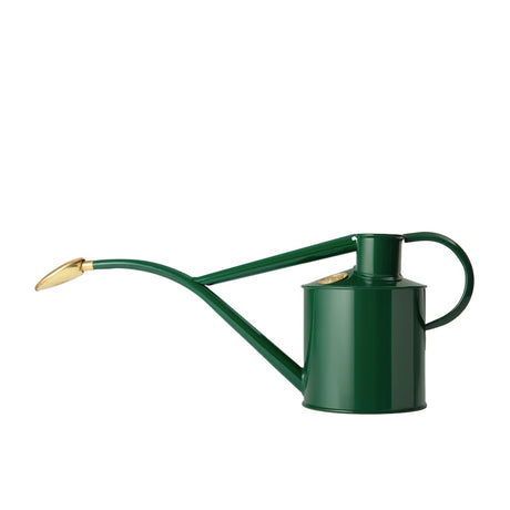 Haws Classic Green Watering Can 1 Litre & Brass Mist 300ml Set Gift Boxed - Image 02