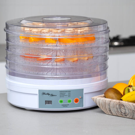 Healthy Choice 5 Tray Food Dehydrator with Digital Display - Image 02