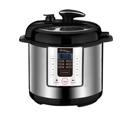 Healthy Choice Pressure Cooker 6L Silver - Image 01