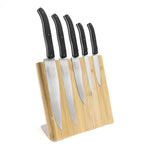 Icon Chef Magnetic Knife Stand with Stainless Steel Base Bamboo - Image 03