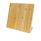 Icon Chef Magnetic Knife Stand with Stainless Steel Base Bamboo - Image 01