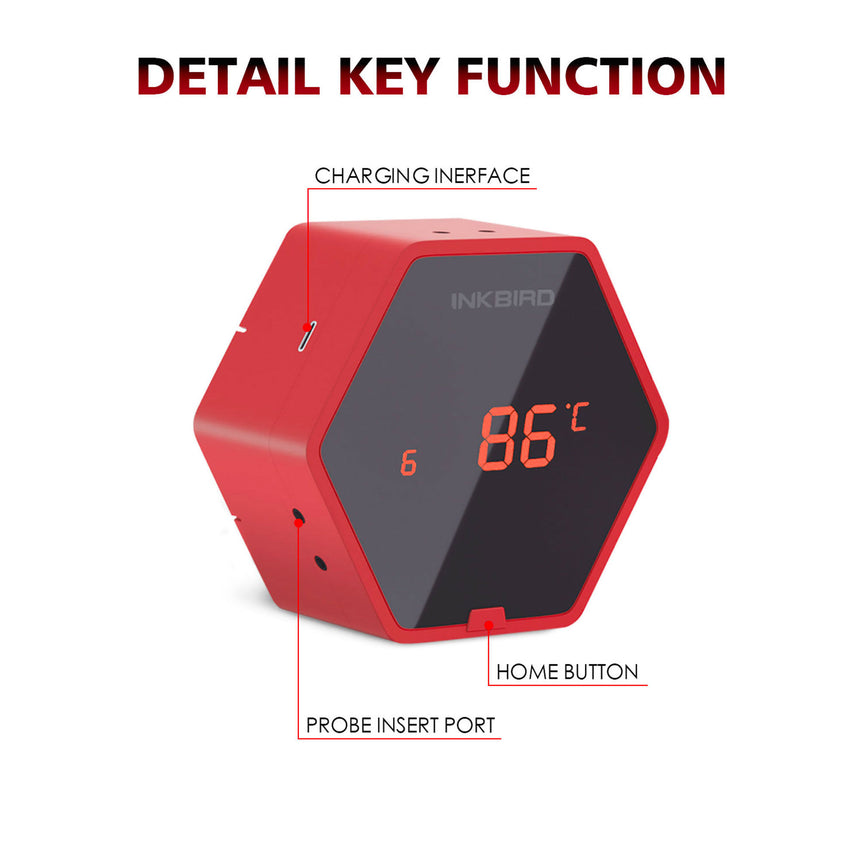 Inkbird IBT-6XS Digital in Bluetooth Wireless Thermometer 6 Probe - Image 02