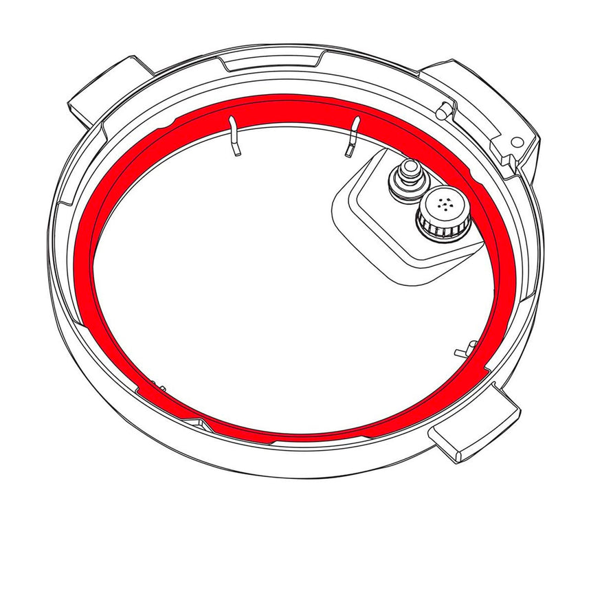 Instant Pot Silicone Sealing Ring 2 Piece for 8 Litre Models - Image 03