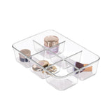 iDesign Linus Pack Organiser 6 Compartment Clear - Image 05