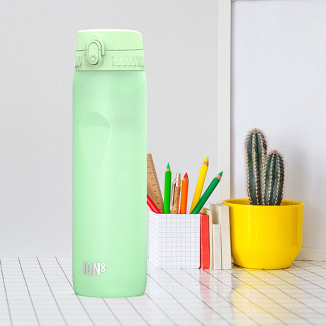 Ion8 Quench Recyclon Drink Bottle 1 Litre Surf Green - Image 02
