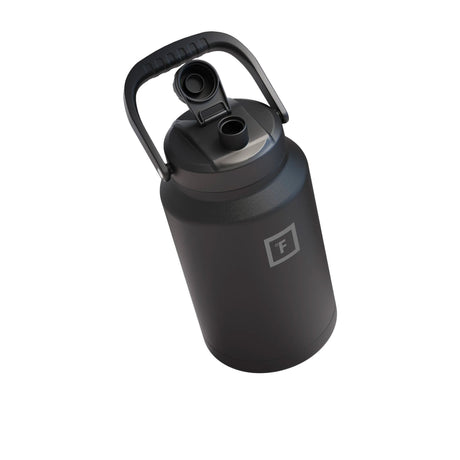 Iron Flask Bottle with Spout Lid 3.8L Midnight Black - Image 02