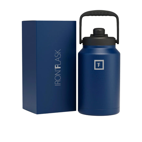 Iron Flask Bottle with Spout Lid 3.8L Twilight Blue - Image 01