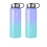 Iron Flask Wide Mouth Bottle with Straw Lid 1.5L Cotton Candy - Image 03