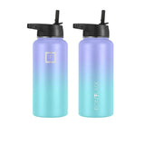 Iron Flask Wide Mouth Bottle with Straw Lid 950ml Cotton Candy - Image 02