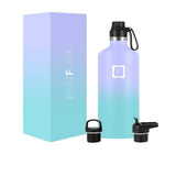 Iron Flask Narrow Mouth Bottle with Spout Lid 1.9L Cotton Candy - Image 01