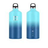 Iron Flask Narrow Mouth Bottle with Straw Lid 1.9L Blue Waves - Image 04