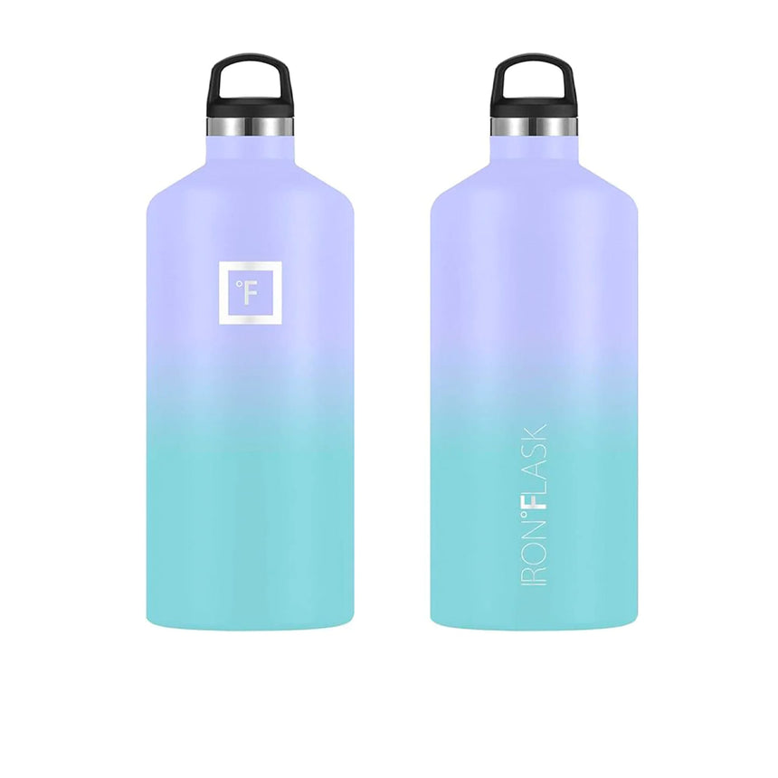 Iron Flask Narrow Mouth Bottle with Straw Lid 1.9L Cotton Candy - Image 04