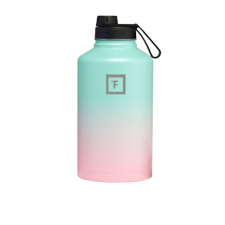 Iron Flask Wide Mouth Bottle with Spout Lid 1.9L Bubble Gum - Image 01