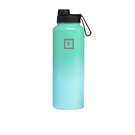 Iron Flask Wide Mouth Bottle with Spout Lid 1.2L Sky - Image 01