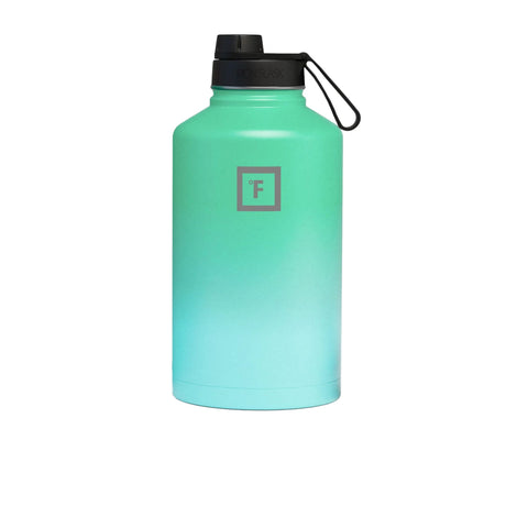 Iron Flask Wide Mouth Bottle with Spout Lid 1.9L Sky - Image 01