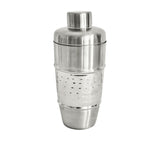 J.Elliot Home Alfie Cocktail Shaker 500ml Hammered Chrome - Image 01