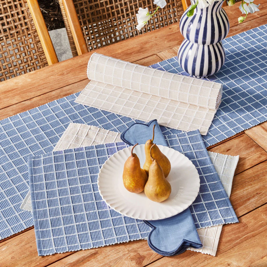 J.Elliot Home Amanda Rectangular Placemat Set of 4 Cream - Image 02