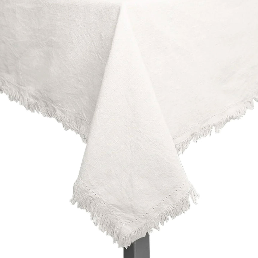 J.Elliot Home Avani Tablecloth 150x250cm Ivory - Image 01